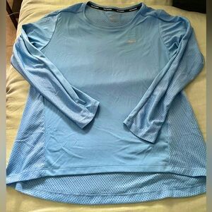 Nike Blue Running Dri-Fit Long Sleeve Top